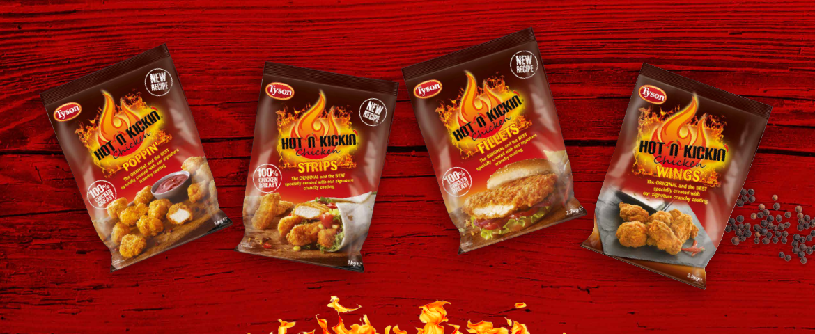 Tyson Hot 'n' Kickin® Line